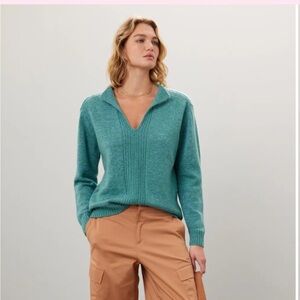 Naadam marled tunic sweater XS